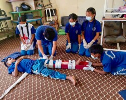 Health care facilities can be a long distance away so NGN and HCN and are training students and teachers in first aid and emergency care.